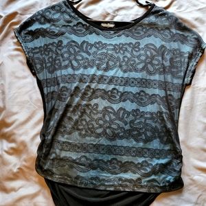 LACE Front Womens Blouse